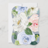 ArtsApp H2 Blush Roze Blauwe Rozen Brunch Bubbly Kaart (Achterkant)