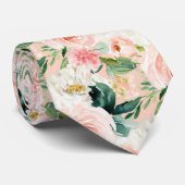 ArtsApp H2 Blush Roze Rozen Bruiloft Stropdas (Opgerold)