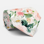 ArtsApp H2 Blush Roze Rozen Bruiloft Stropdas (Opgerold)