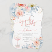 ArtsApp H2 Blush Roze Rozen Brunch Bubbly Kaart (Voorkant / Achterkant)