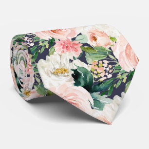 ArtsApp H2 Blush Roze Rozen DIY Navy Bruiloft Stropdas