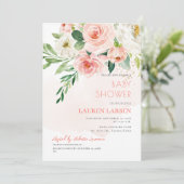 ArtsApp H2 Blush Roze Rozen Stoffig Blauw Blauw Bl Kaart (Staand voorkant)