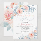 ArtsApp H2 Blush Roze Rozen Vrijgezellenfeest Kaart (Voorkant / Achterkant)