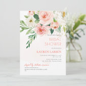 ArtsApp H2 Blush Roze Rozen Vrijgezellenfeest Kaart (Staand voorkant)