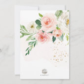 ArtsApp H2 Blush Roze Rozen Vrijgezellenfeest Kaart (Achterkant)