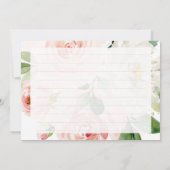 ArtsApp H2 Blush Roze Rozen Vrijgezellenfeest Rece Kaart (Achterkant)