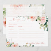 ArtsApp H2 Blush Roze Rozen Vrijgezellenfeest Rece Kaart (Voorkant / Achterkant)