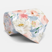 ArtsApp H2 Roze Rozen Bruiloft Stropdas (Opgerold)