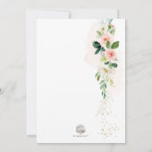 ArtsApp H2 Roze Rozen Groene Bladeren Kaart (Achterkant)
