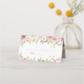 ArtsApp H2 Stof Roze Rozen Bruidsmeisje Plaatskaartje (Voorkant)