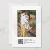 ArtsApp H2 Stoffig Blauw Blush Roze Botanische Kaa Kaart (Achterkant)