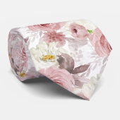 ArtsApp H2 Stoffig Roos Rozen Bruiloft Stropdas (Opgerold)