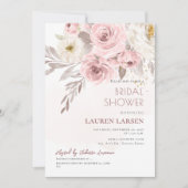 ArtsApp H2 Stoffig Roze Rozen Vrijgezellenfeest Kaart (Voorkant)