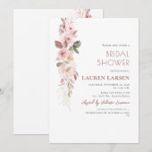 ArtsApp H2 Stoffig Roze Rozen Vrijgezellenfeest Kaart (Voorkant / Achterkant)