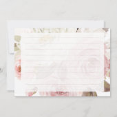 ArtsApp H2 Stoffig Roze Rozen Vrijgezellenfeest Re Kaart (Achterkant)