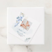 ArtsApp H2 Stoffige Blauwe Rozen Dank u Bedankjes Labels (In situ)