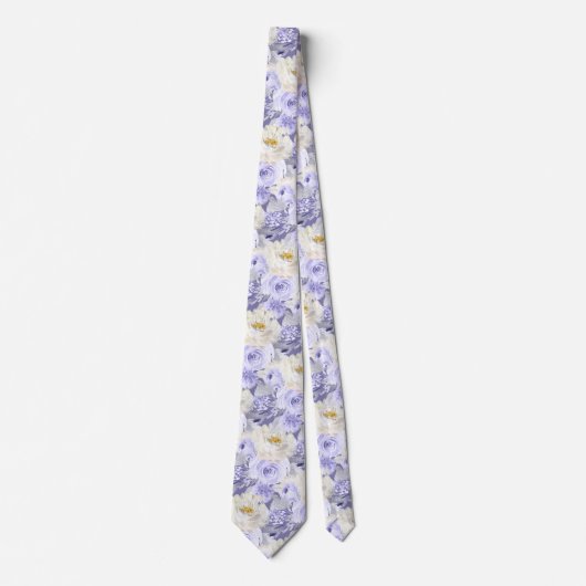 ArtsApp H2 stoffige Paarse Rozen bruiloft Stropdas (Voorkant)