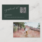 ArtsApp QR Code DIY Kleur Bos Groen Register Informatiekaartje (Voorkant / Achterkant)