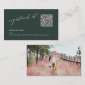 ArtsApp QR-code doe-het-zelf-kleur bosgroen regist Informatiekaartje (Voorkant / Achterkant)