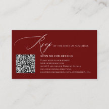ArtsApp QR Code elegant RSVP Luxe Calligrafie