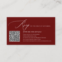 ArtsApp QR-code elegante RSVP luxe kalligrafie