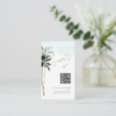 ArtsApp QR Code Register Tropische palmen Informatiekaartje (Staand voorkant)