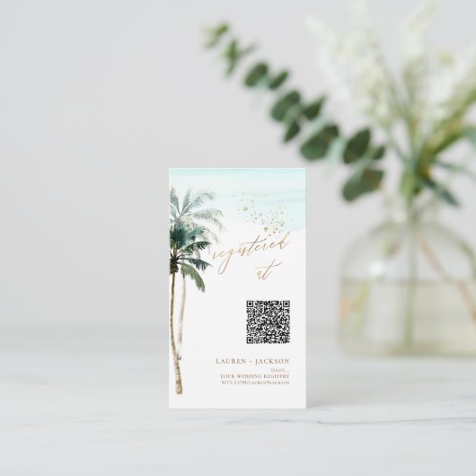 ArtsApp QR Code Register Tropische palmen Informatiekaartje (Staand voorkant)