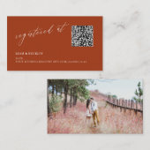 ArtsApp QR Code Roest Sinaasappel Registratie Kall Informatiekaartje (Voorkant / Achterkant)