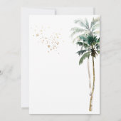 ArtsApp Tropisch Paradijs Breeze Palmen Luau Kaart (Achterkant)