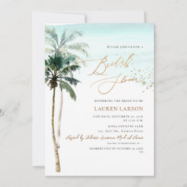 ArtsApp Tropisch Paradise Faux Gold Calligrafie Kaart