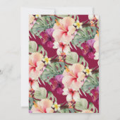 ArtsApp Tropisch Paradise Faux Gold Calligrafie Kaart (Achterkant)