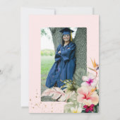 ArtsApp Tropische Paradise Graduation Party Kaart (Achterkant)