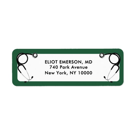 Artsdiploma Etiket (Voorkant)