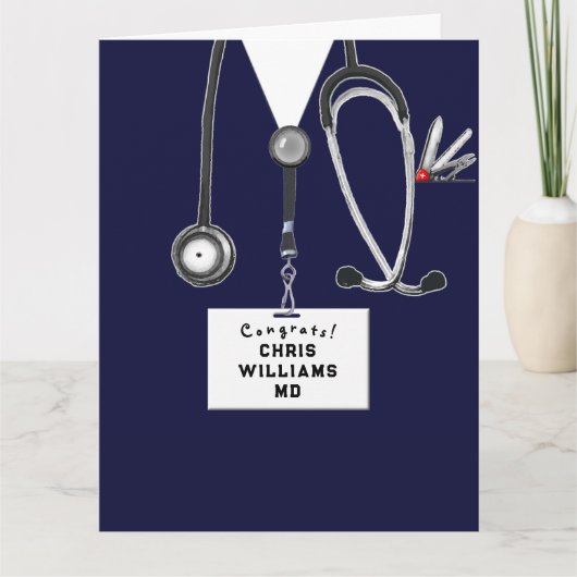 Artsdiploma Medicijnenstudie Kaart (Voorkant)