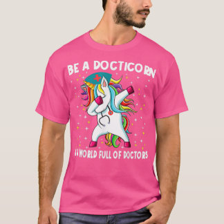 Artsen als een reguliere dokter die Unicorn T-shirt