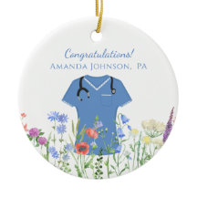 Artsen Assistent PA Blue Scrubs