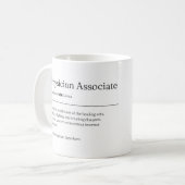 Artsen Associate Definition Funny Mug Gift Koffiemok (Voorkant links)