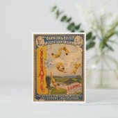 Artsen Barnum en Bailey 1896 Briefkaart (Staand voorkant)
