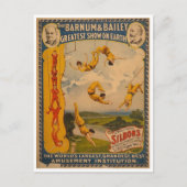 Artsen Barnum en Bailey 1896 Briefkaart (Voorkant)