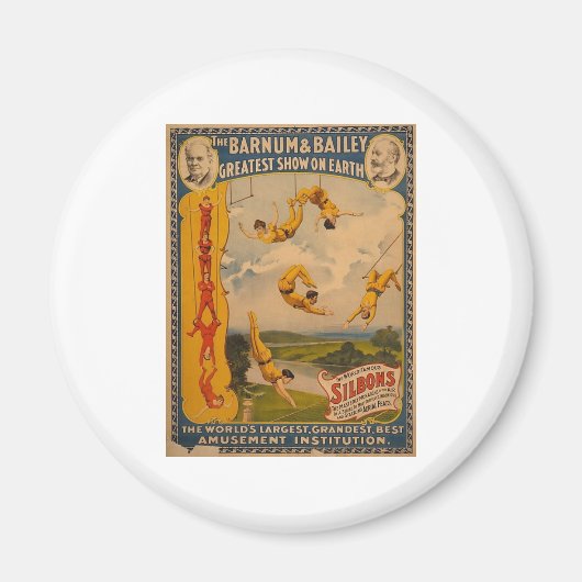 Artsen Barnum en Bailey 1896 Magneet (Voorkant)