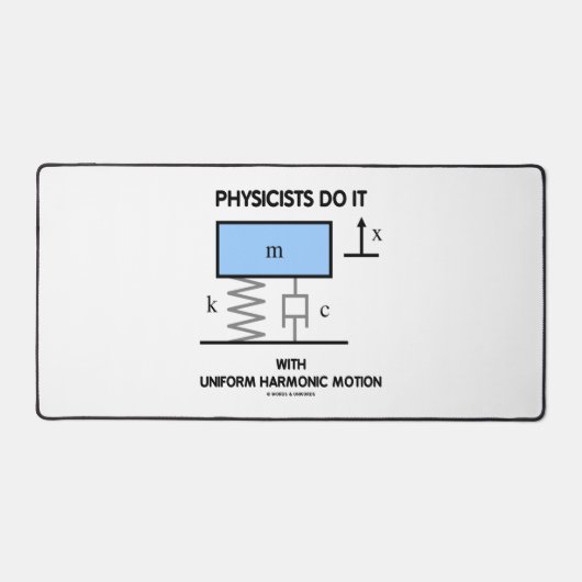 Artsen doen het met een uniforme harmonische beweg bureaumat (Voorkant)