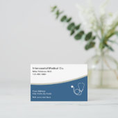 Artsen Dokter Kantoor Visitekaartjes (Staand voorkant)