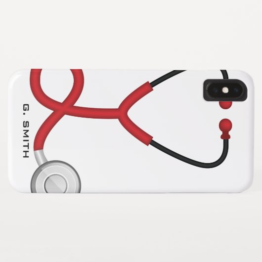 Artsen en verpleegkundigen | Naam medische stethos Case-Mate iPhone Case (Achterkant (horizontaal))