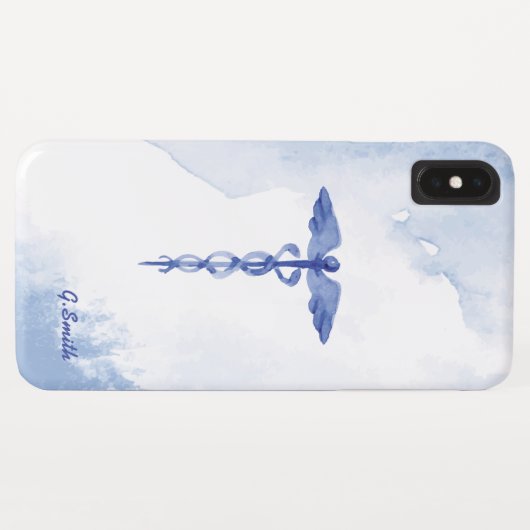 Artsen en verpleegkundigen| Waterverf Medische Ste Case-Mate iPhone Case (Achterkant (horizontaal))