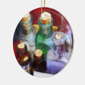 Artsen - Geneesmiddelflesjes en -blaasjes Keramisch Ornament (Links)