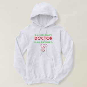Artsen in ruste Funny-cadeau Hoodie
