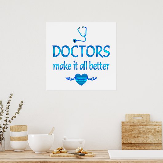 Artsen maken het beter poster (Keuken)