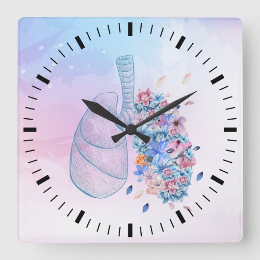 Artsen, medische kliniek vierkante klok (Voorkant)