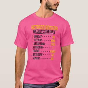 Artsen met pensioen en behandeling t-shirt