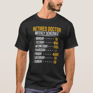 Artsen met pensioen en behandeling t-shirt